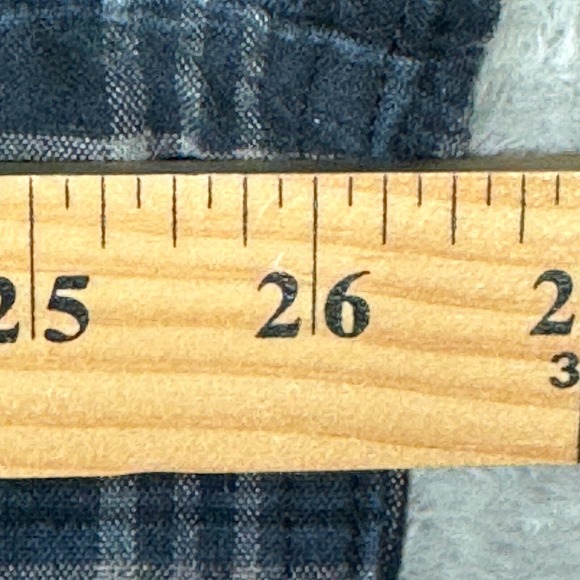 Levis Shirt Mens XXL Blue Plaid Classic Western Long Sleeve Button Up - Picture 8 of 11